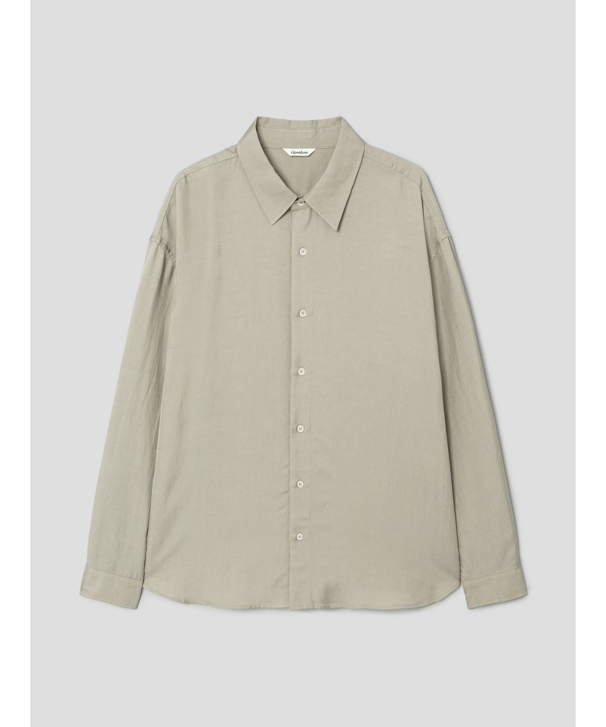 디애퍼처(THE APERTURE) [Unisex] Viscose Classic Shirt  Beige (TA6764U02A)