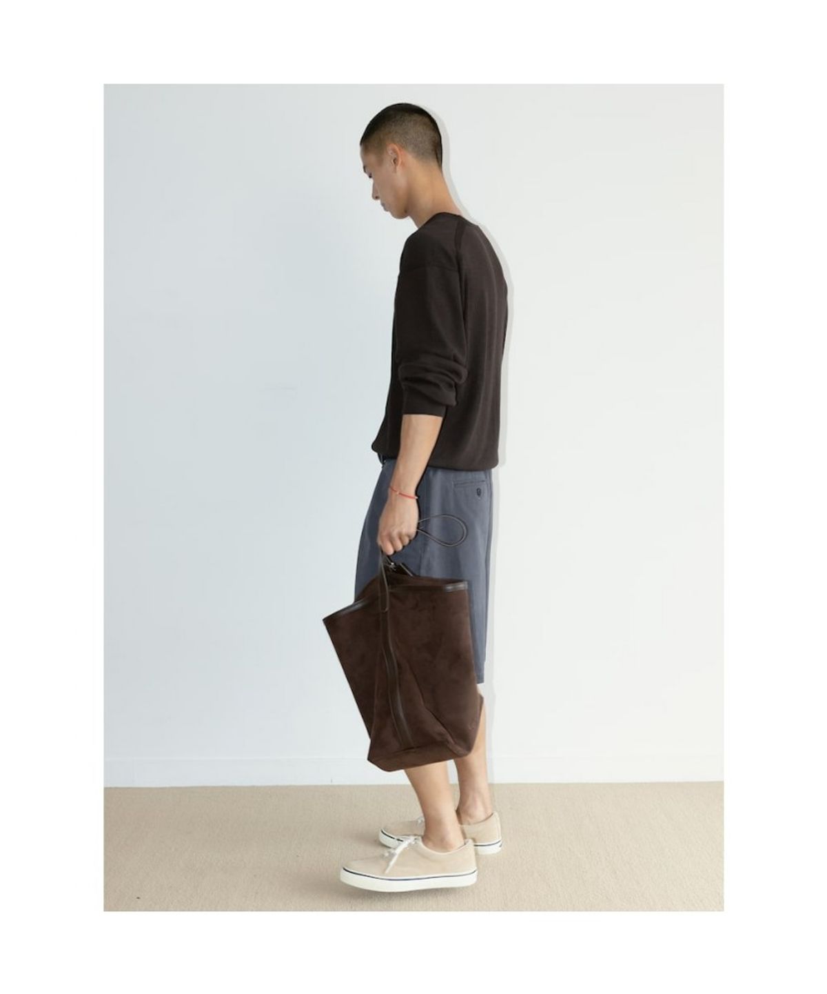 디애퍼처(THE APERTURE) [Unisex] Cash V Neck Knit Top  Brown (TA6751U01D)