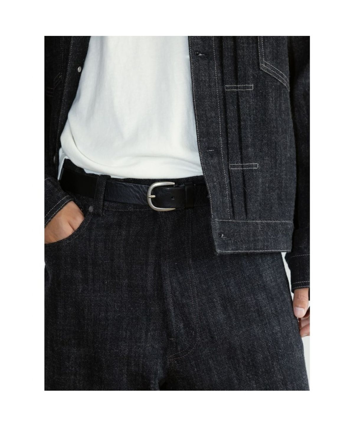디애퍼처(THE APERTURE) [Unisex] Douglas Trucker Jacket  Black (TA6739U035)