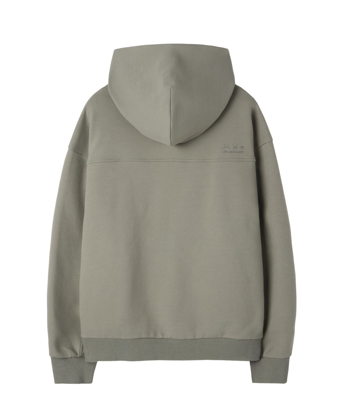브롬톤 런던(BROMPTON LONDON) LOGO HOODED SWEATSHIRT - MOCHA (P263UHD163)
