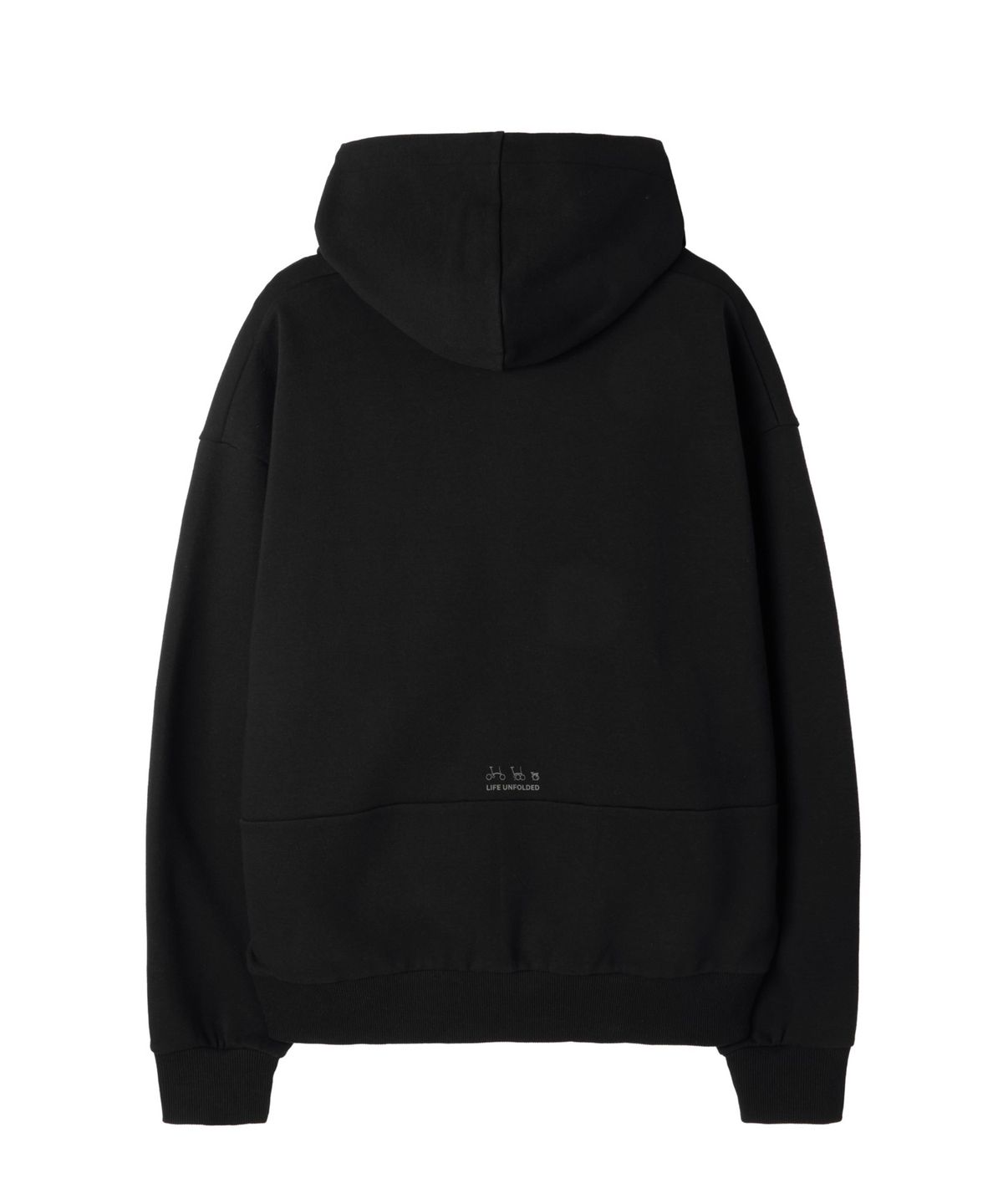 브롬톤 런던(BROMPTON LONDON) HOODED ZIP-UP - BLACK (P263UFT163)