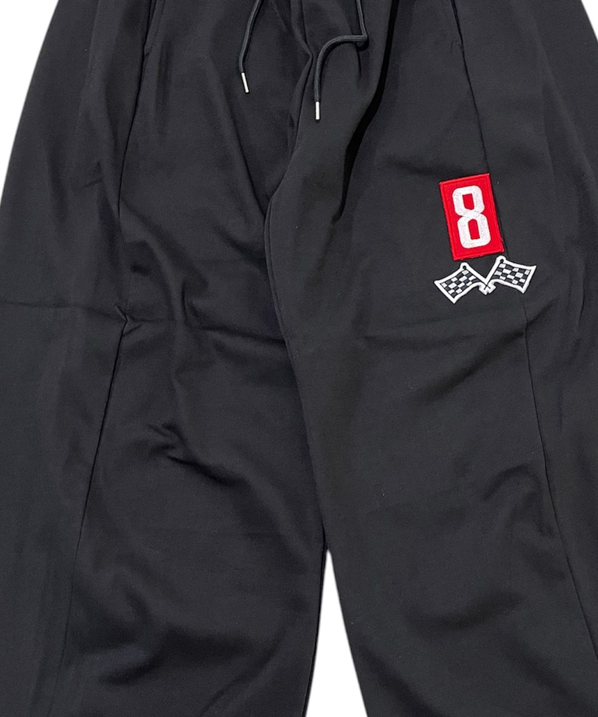 스케이터락(SK8ER ROCK) 8 Flag Curved Sweat Pants (Black)