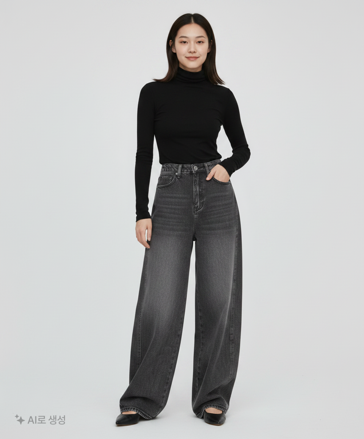 스파오(SPAO) 청/데님 팬츠 26