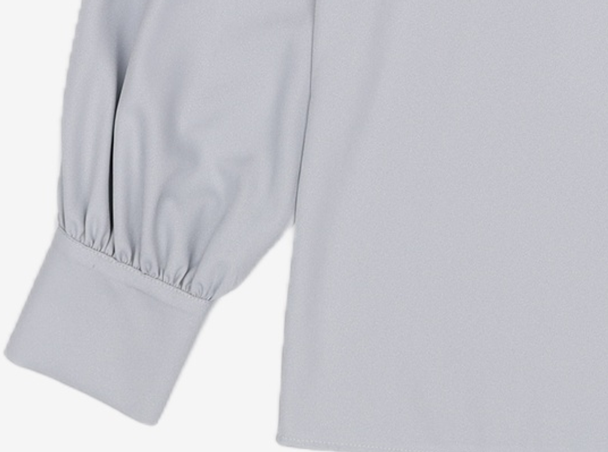 미쏘(MIXXO) 라운드넥 볼륨 블라우스 MIWBLC210A M