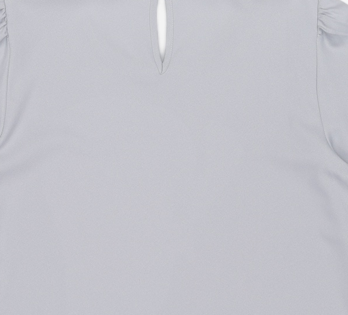 미쏘(MIXXO) 라운드넥 볼륨 블라우스 MIWBLC210A M