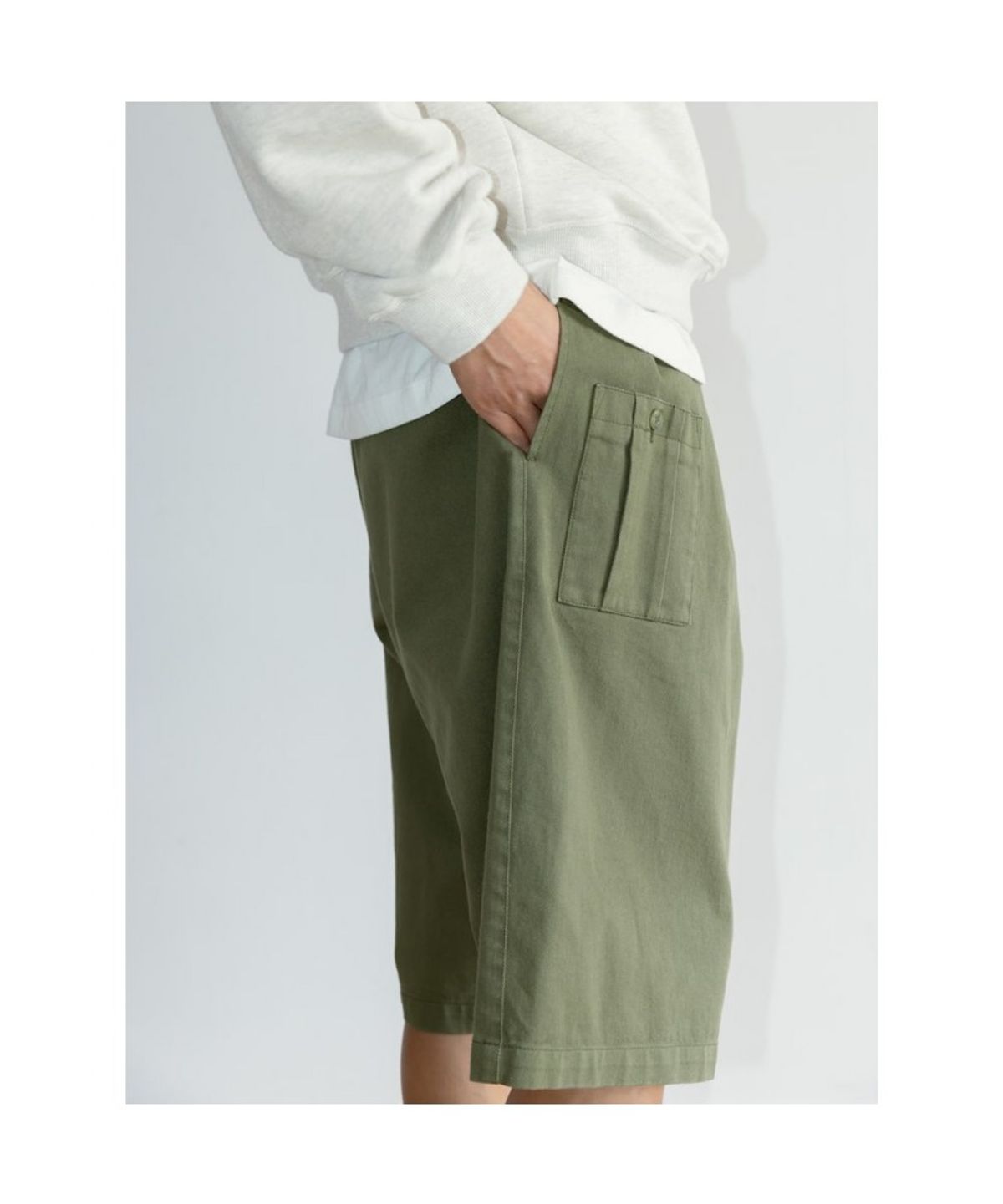 디애퍼처(THE APERTURE) [Unisex] Carpenter Bermuda Pants  Khaki (TA6725U01H)