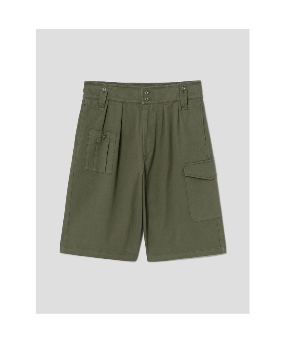 디애퍼처(THE APERTURE) [Unisex] Carpenter Bermuda Pants  Khaki (TA6725U01H)