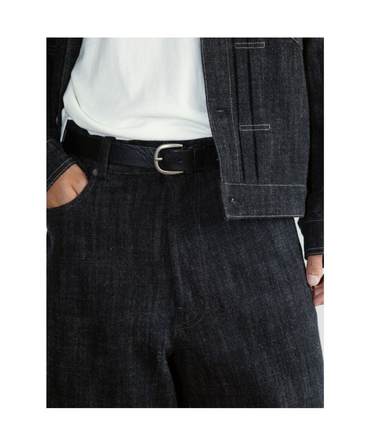 디애퍼처(THE APERTURE) [Unisex] Douglas Straight Pants  Black (TA6721U025)