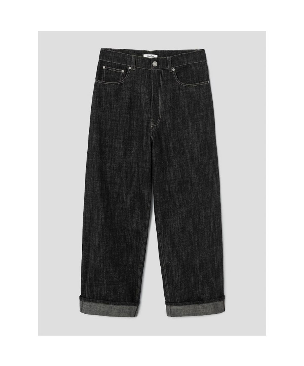 디애퍼처(THE APERTURE) [Unisex] Douglas Straight Pants  Black (TA6721U025)