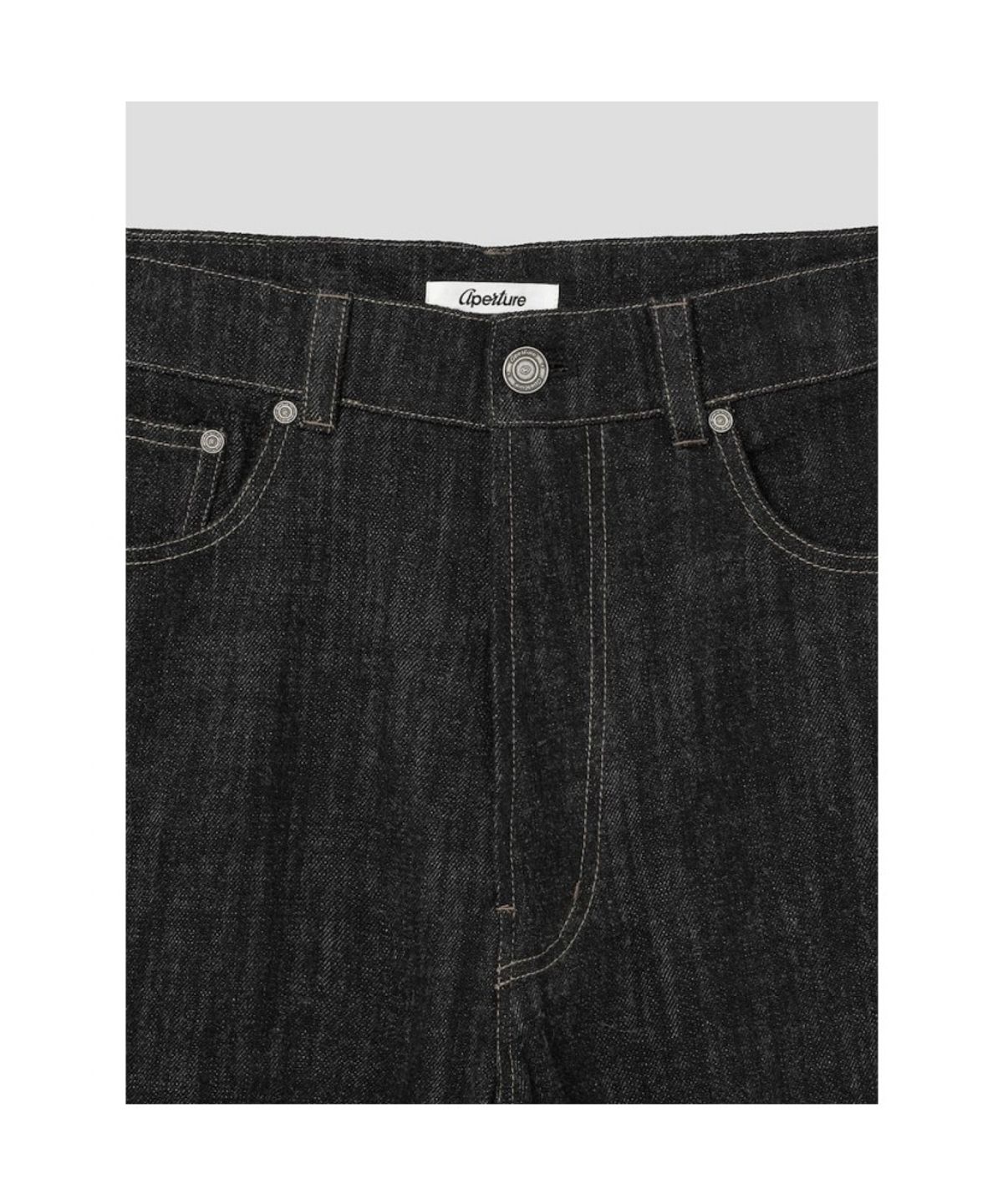 디애퍼처(THE APERTURE) [Unisex] Douglas Straight Pants  Black (TA6721U025)
