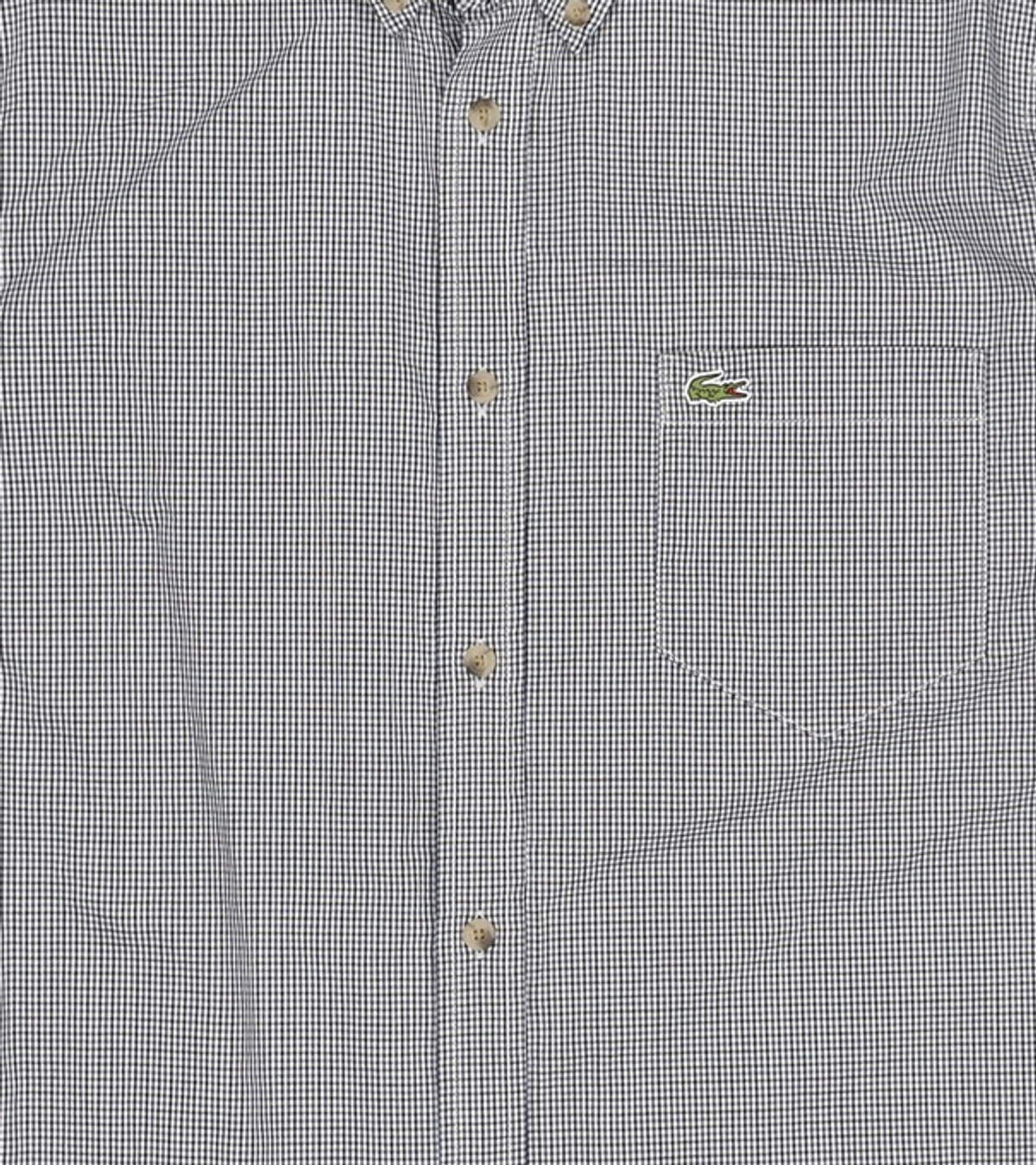 라코스테(LACOSTE) 남성 포플린 체크 셔츠 LCST CH1535-20A0Y1 40