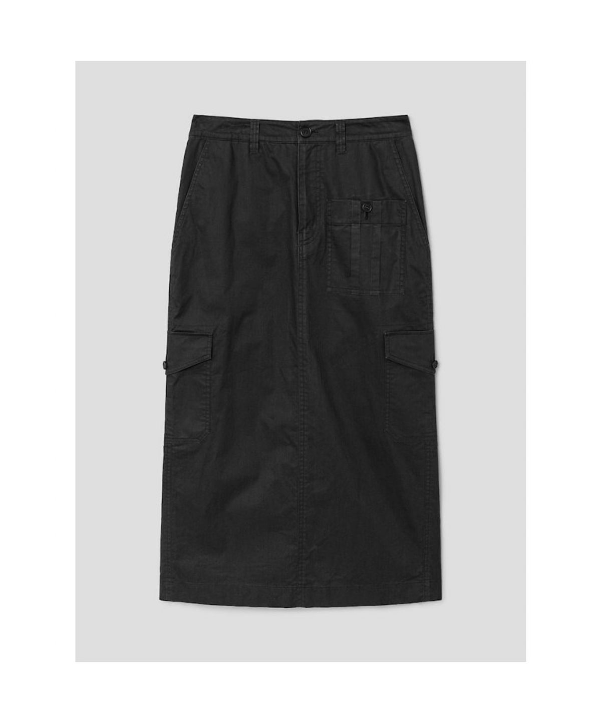 디애퍼처(THE APERTURE) Eddie Cargo H Line Skirt  Black (TA6727A155)