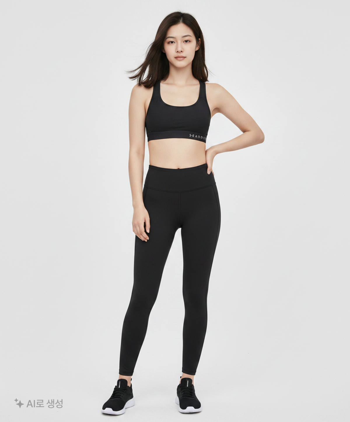 언더아머(UNDERARMOUR) 미드 크로스백 스포츠 브라 1307200-001 M