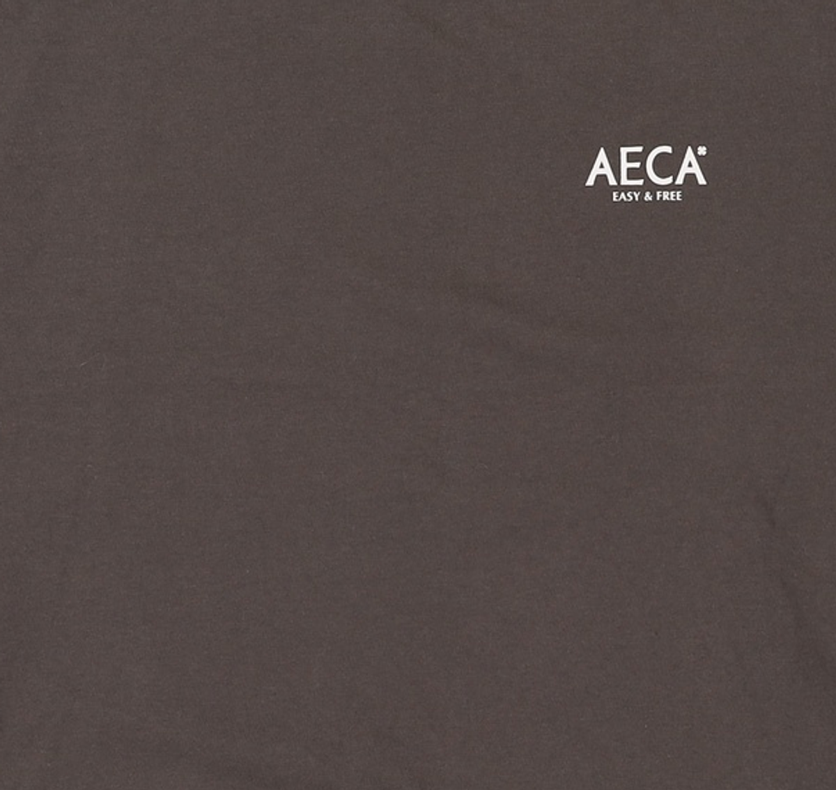 에이카화이트(AECA) AECA SIGNATURE LONG SLEEVE-CHARCOAL XL