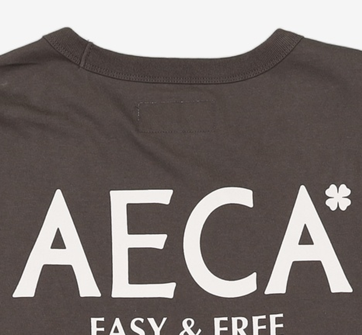 에이카화이트(AECA) AECA SIGNATURE LONG SLEEVE-CHARCOAL XL