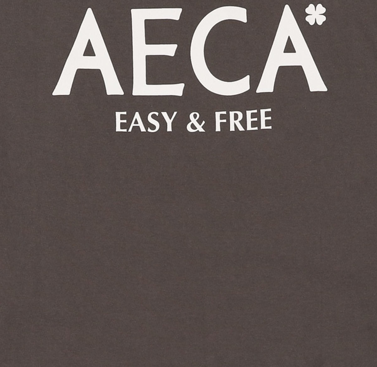 에이카화이트(AECA) AECA SIGNATURE LONG SLEEVE-CHARCOAL XL