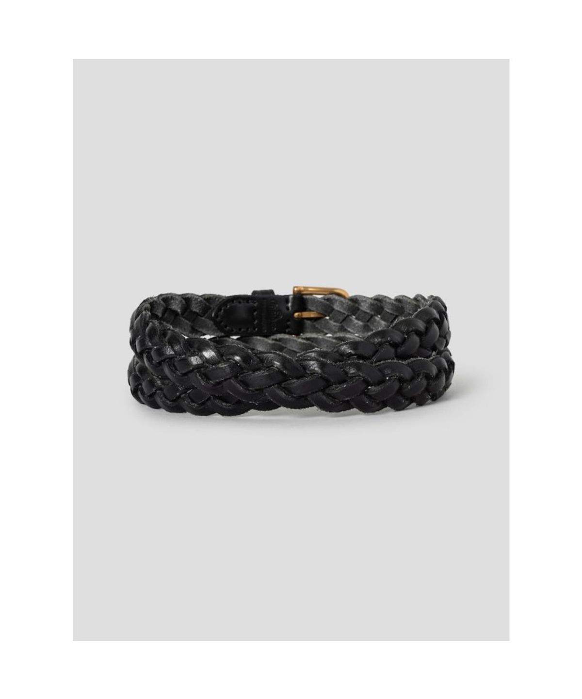 디애퍼처(THE APERTURE) [Unisex] Weaving Leather Belt  Black (TA678ZU025)