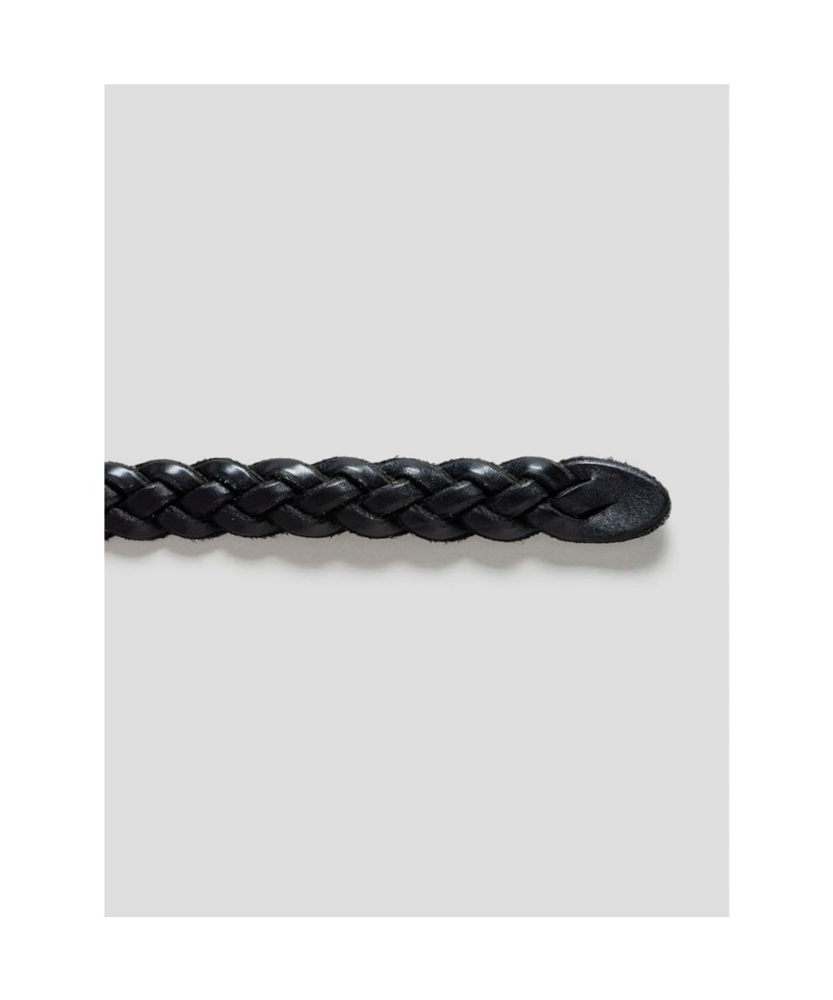 디애퍼처(THE APERTURE) [Unisex] Weaving Leather Belt  Black (TA678ZU025)