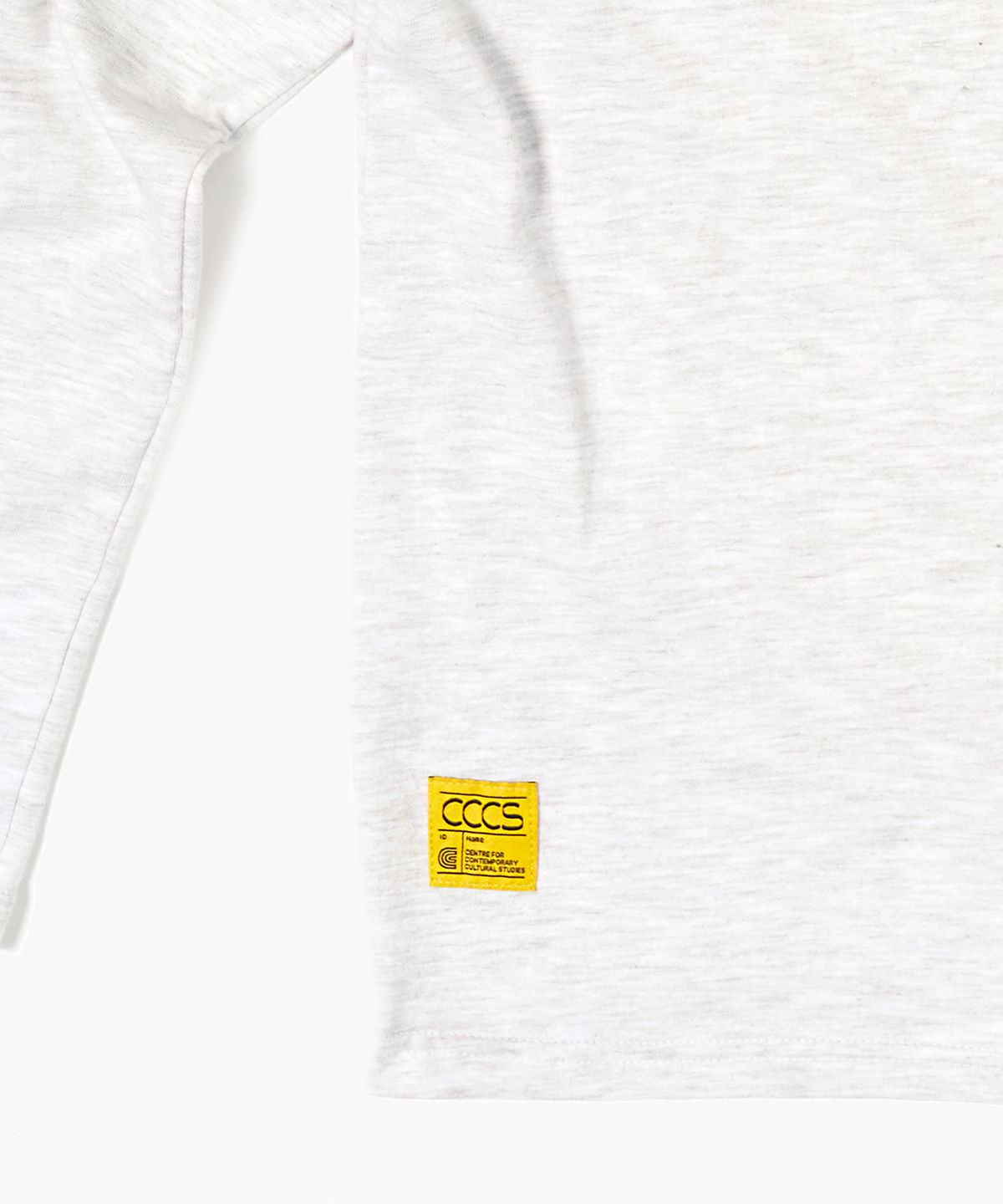 씨씨씨에스(CCCS) LIGHT GREY NEAT SCRIPT L/S T-SHIRT