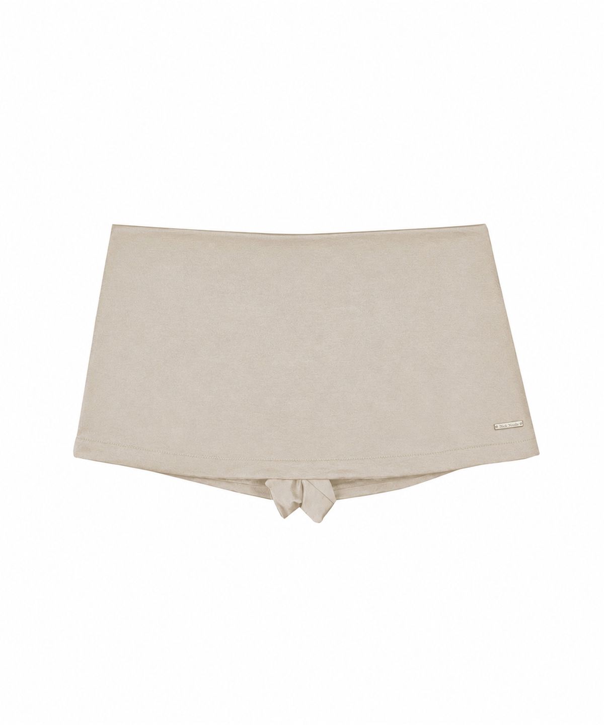 닉앤니콜(NICK&NICOLE) LOW RISE MINI SKORT_BEIGE