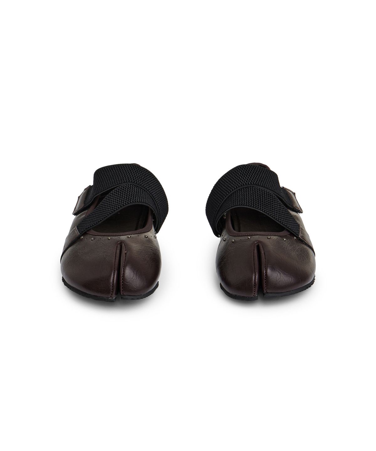 다이닛(DEINET) TABI POINT FLAT SHOES IN BURGUNDY