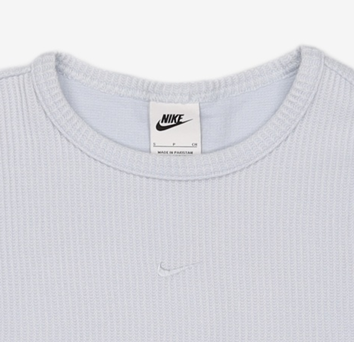 나이키(NIKE) 스포츠웨어 칠 와플 루즈 반소매 탑  W - 블루 틴트 / HJ3839-423 S