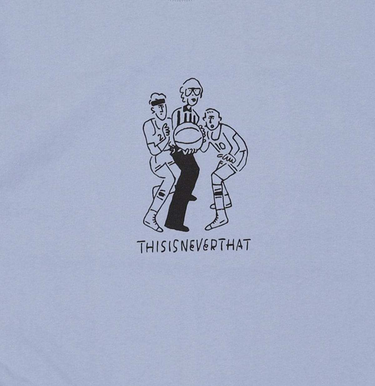 디스이즈네버댓(THISISNEVERTHAT) TNT Yu Nagaba Graphic Tee Lavender Grey XL
