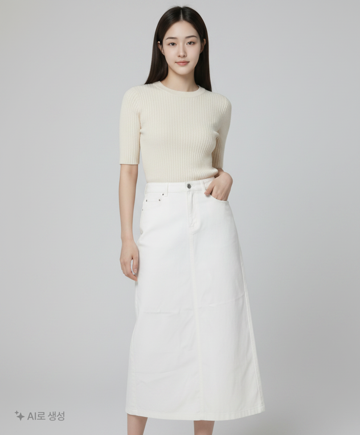 무신사 스탠다드(MUSINSA STANDARD) 롱스커트 L