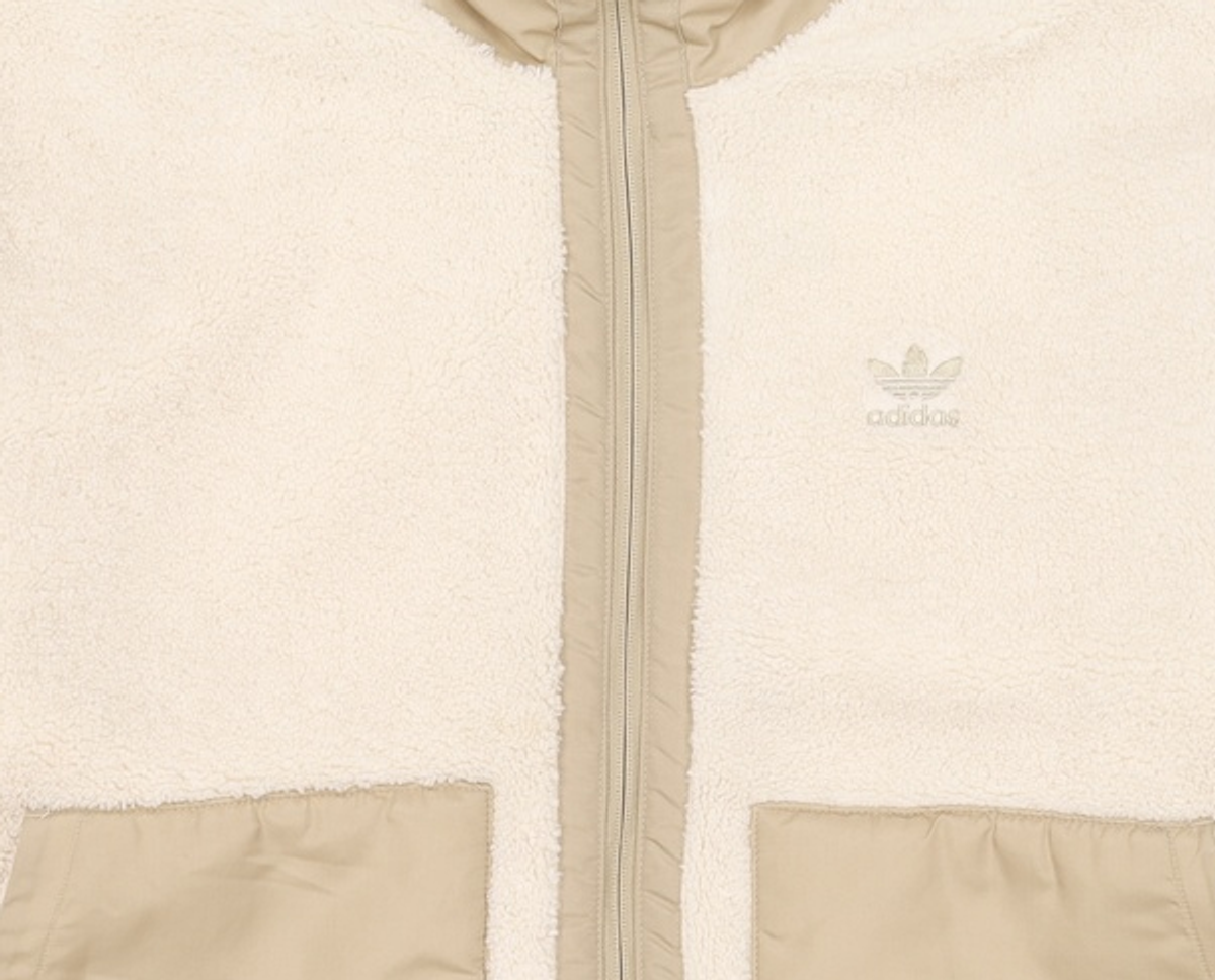 아디다스(ADIDAS) 쉐르파 바이커 자켓 W - 화이트 / HC6603 L