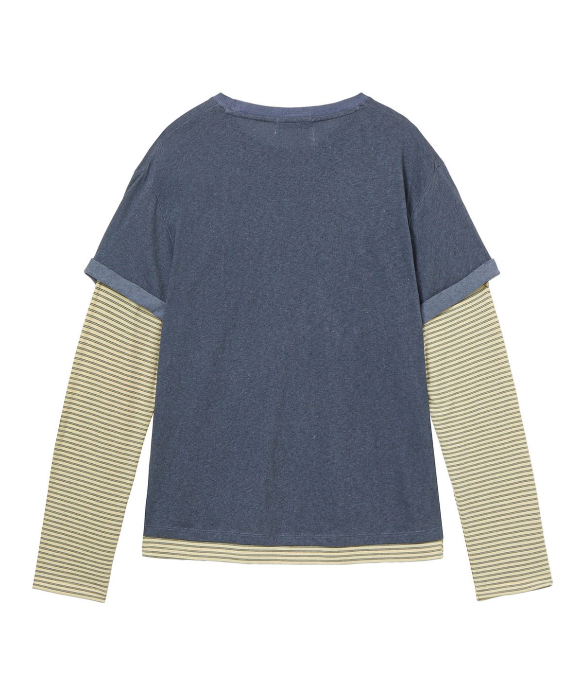 다이닛(DEINET) LAYERED VINTAGE LONG SLEEVE IN NAVY