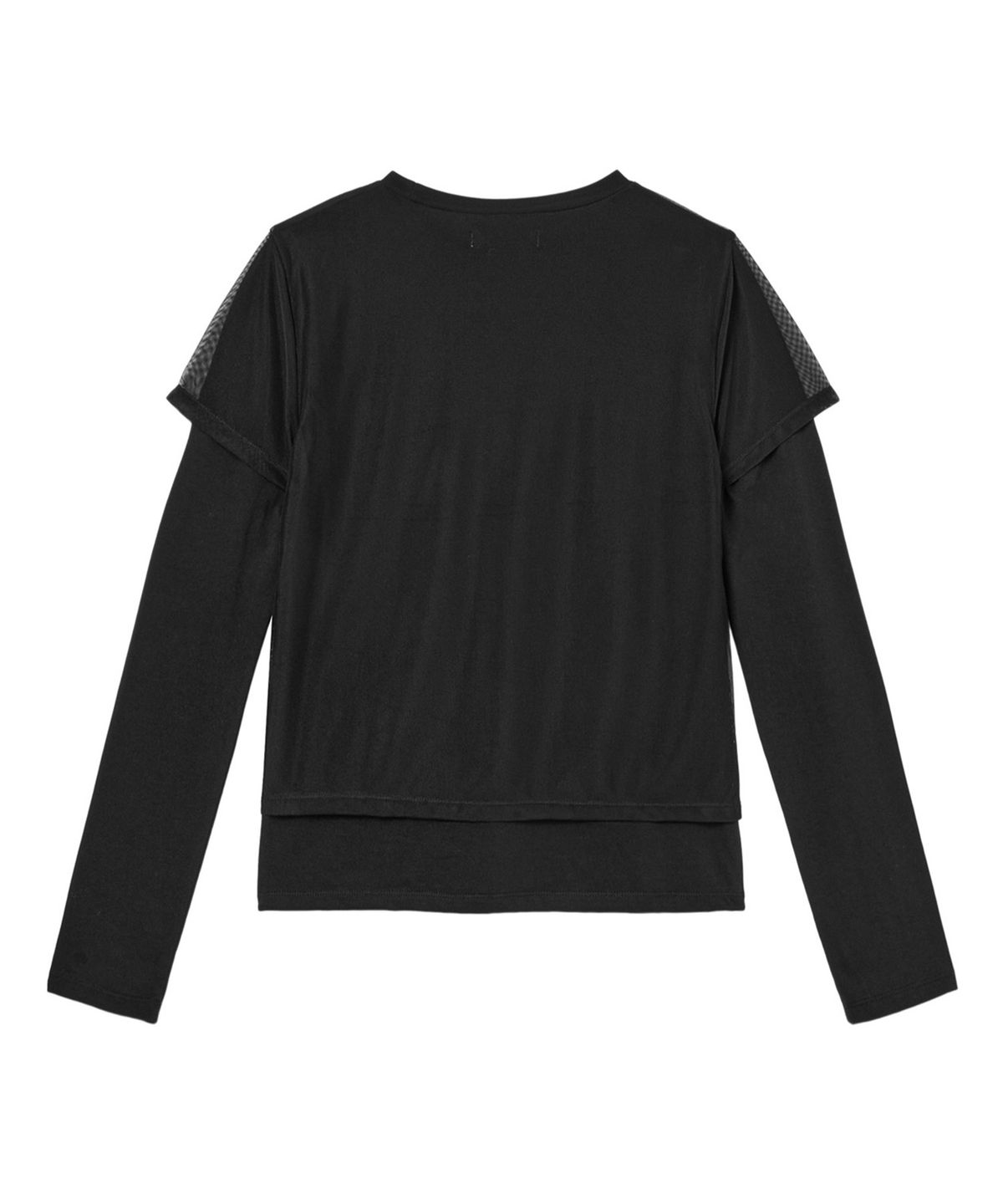 다이닛(DEINET) SEE-THROUGH LAYERED LONG SLEEVE IN BLACK