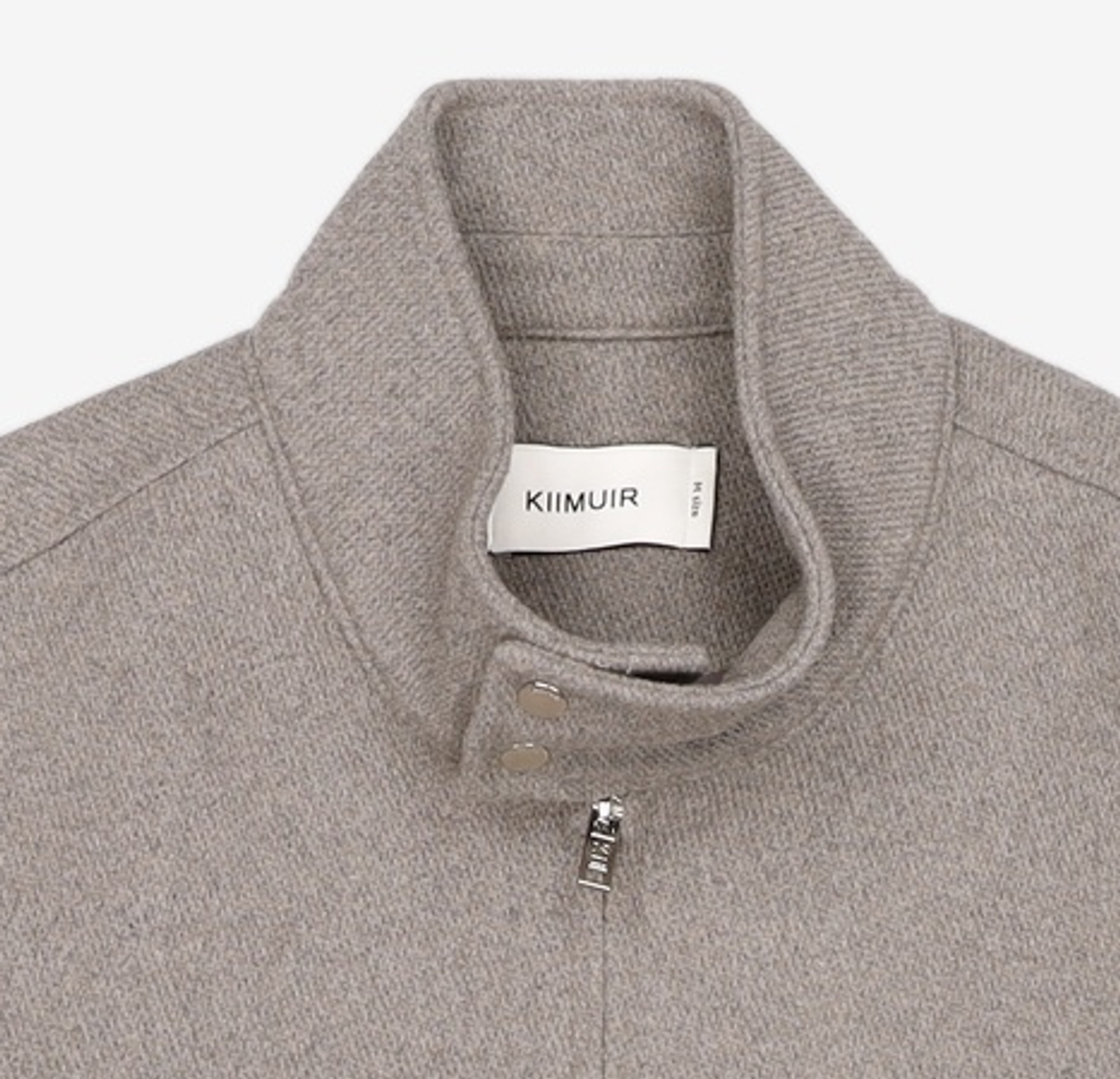 키뮤어(KIIMUIR) 울(WOOL) 헤링턴 자켓 DS_그레이 M