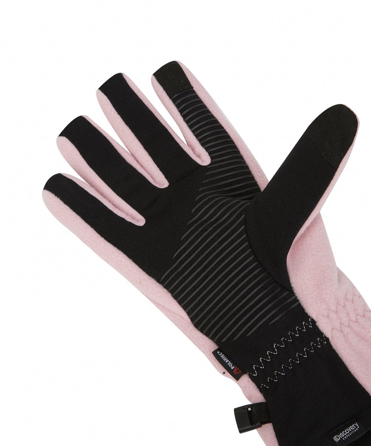 디스커버리 익스페디션(DISCOVERY EXPEDITION) 폴라텍 플리스 베이직 글로브 (PINK)