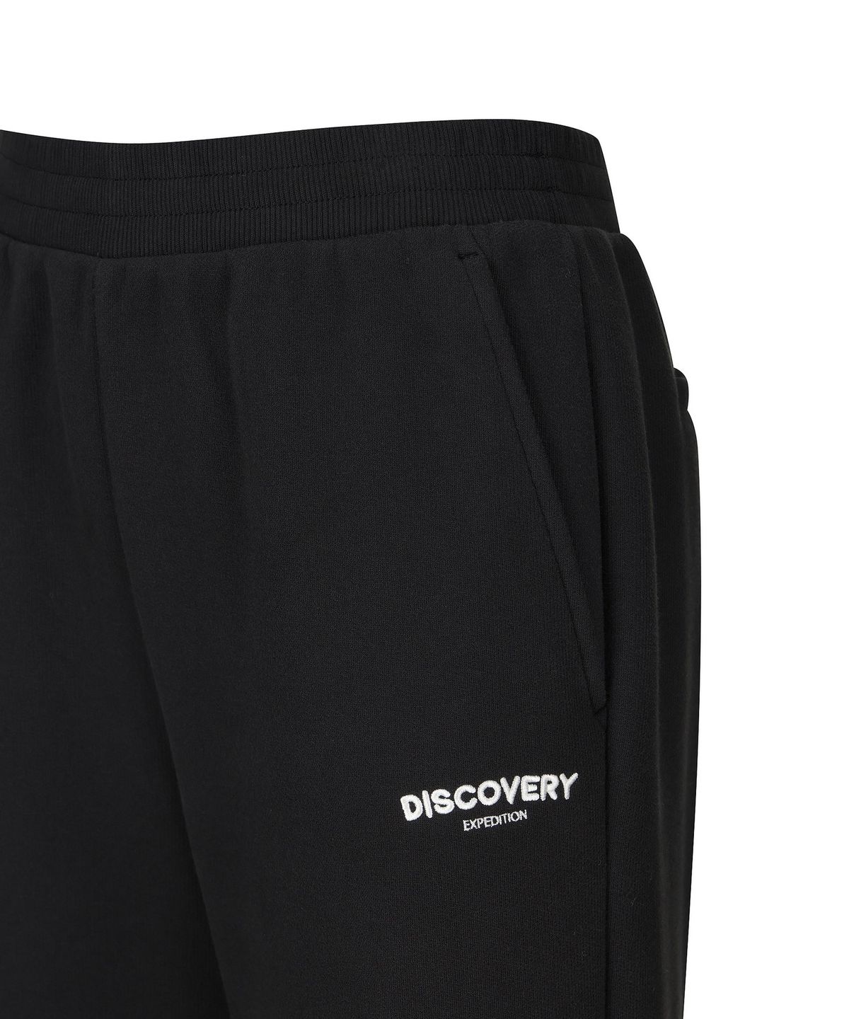 디스커버리 익스페디션(DISCOVERY EXPEDITION) 여성 에어로웜 기모 니트 트레이닝 스트레이트 팬츠 (BLACK)
