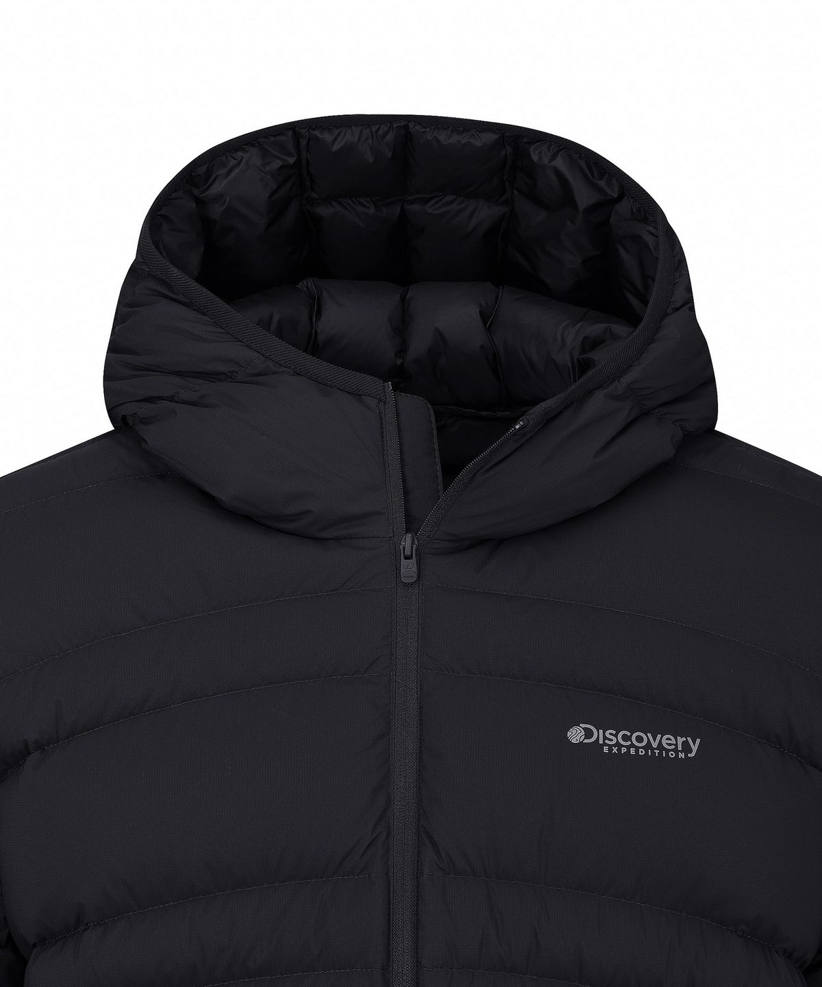 디스커버리 익스페디션(DISCOVERY EXPEDITION) 남성 웰니스 다운 중량패딩 (BLACK)