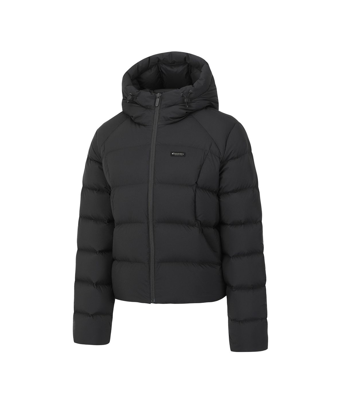 디스커버리 익스페디션(DISCOVERY EXPEDITION) 여성 올버트 크롭 다운 숏패딩 (BLACK)