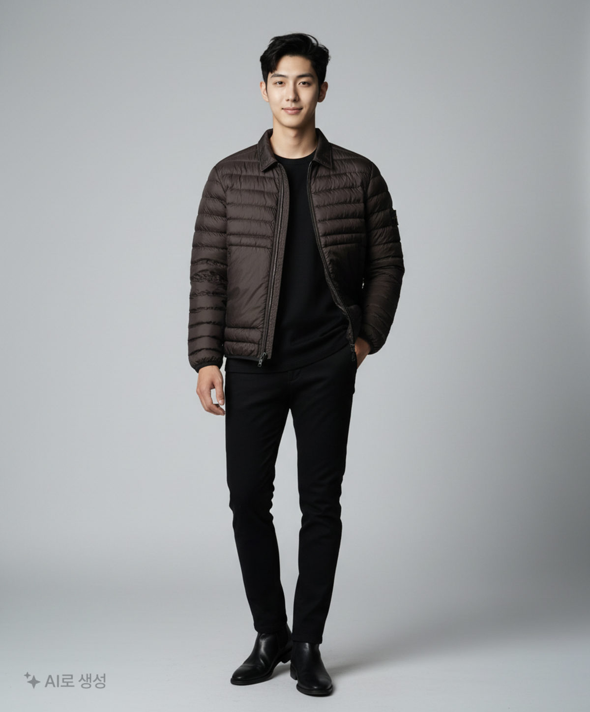 스톤아일랜드(STONE ISLAND) 숏 패딩/숏 헤비 아우터 XL