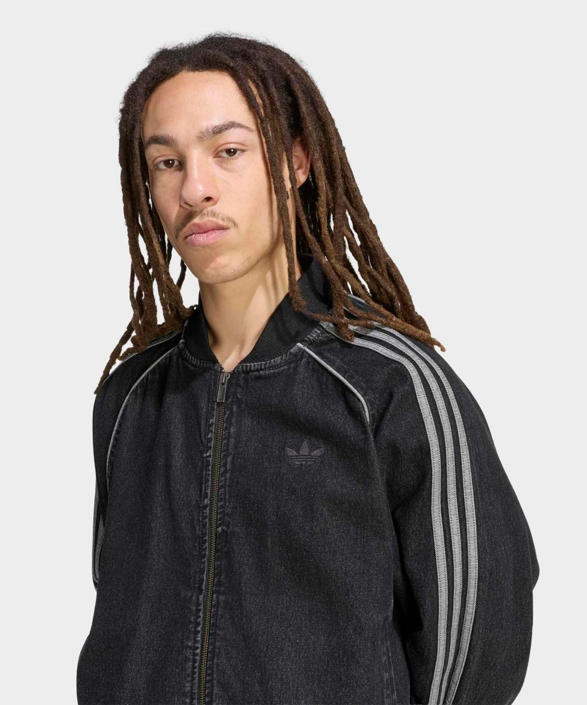 아디다스(ADIDAS) SST 데님 트랙탑 - 블랙 / KS4963