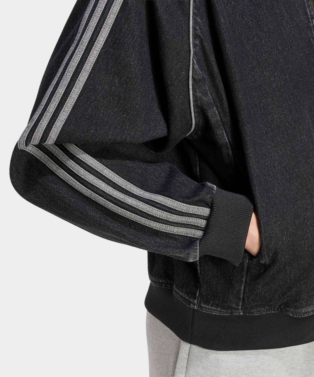 아디다스(ADIDAS) SST 데님 트랙탑 - 블랙 / KS4963