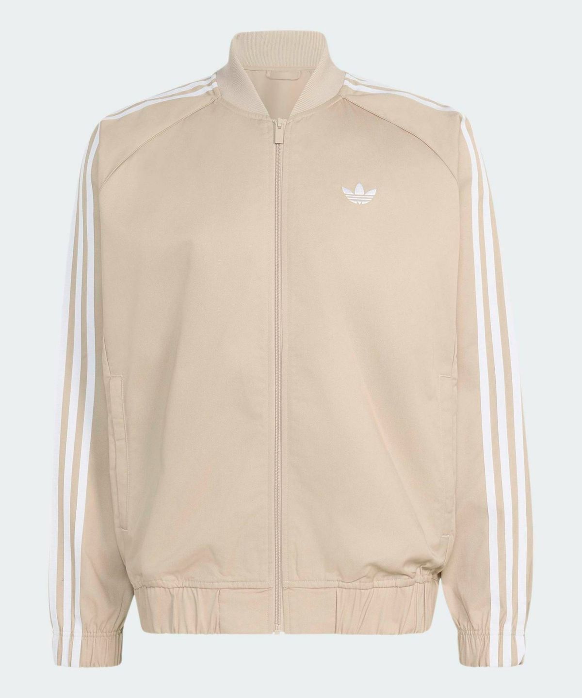 아디다스(ADIDAS) SST 클래식 코튼 트윌 트랙탑 - 카키 / KR1369