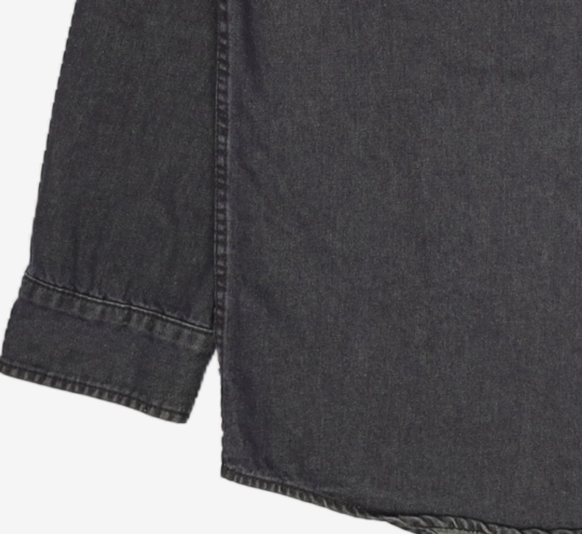 슈퍼드라이(SUPERDRY) 포켓 데님 셔츠 블랙 SDUIRAQ45BLK XL