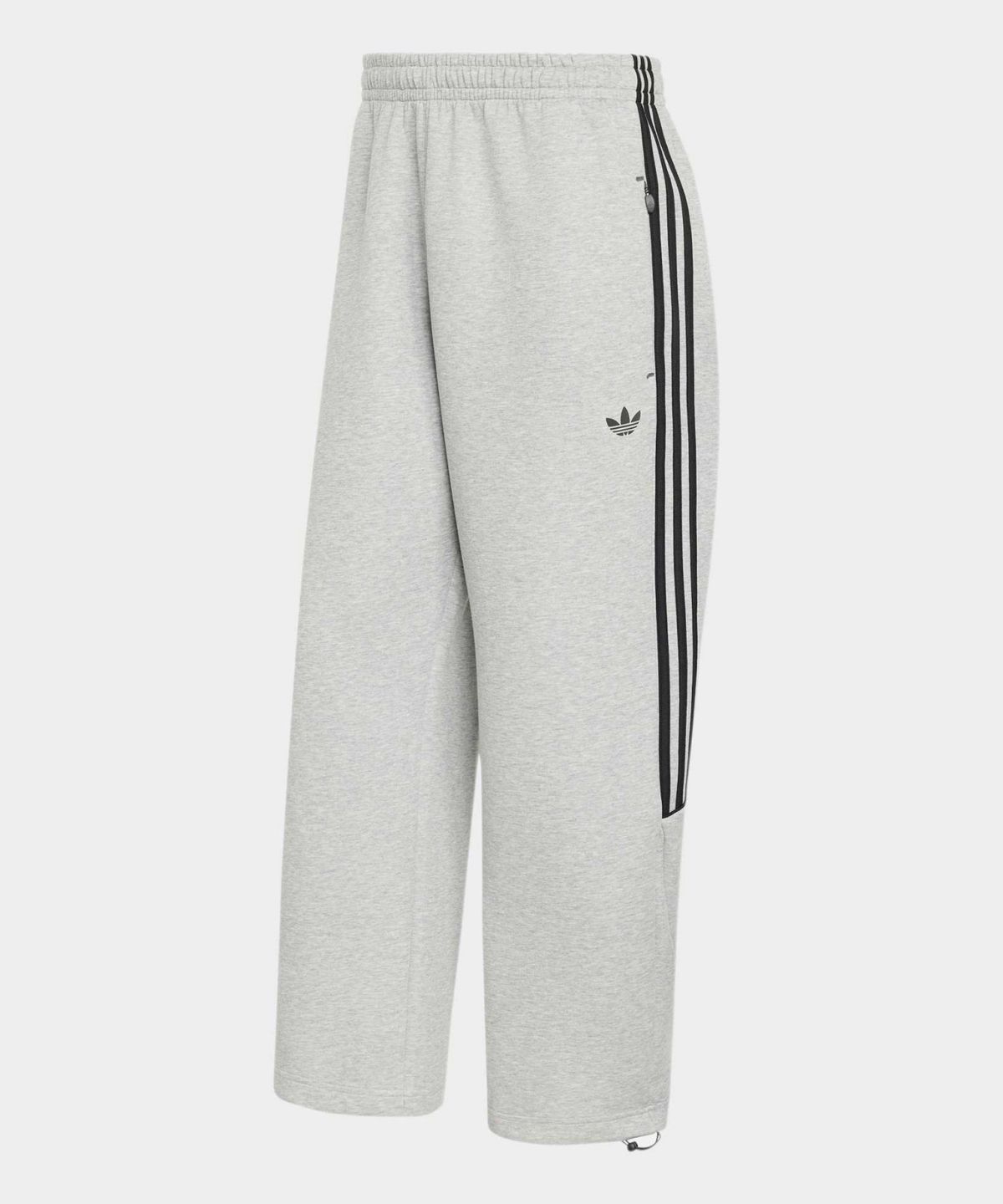 아디다스(ADIDAS) 스페이서 팀가이스트 26 컷라인 오픈 헴 팬츠 - 미디엄그레이헤더 / KR7073