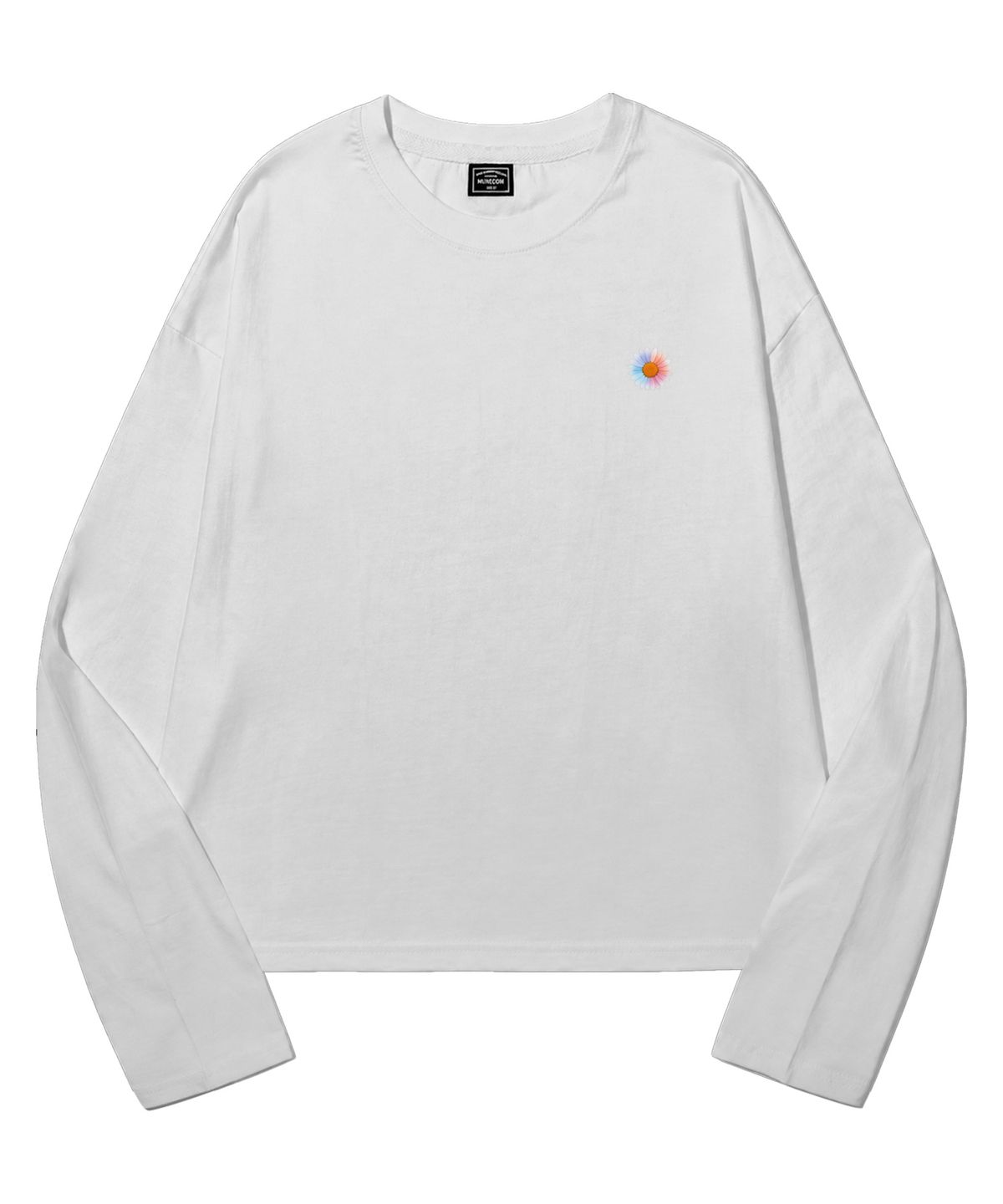 페이드(PEID) PD 스몰데이지 세미크롭 긴팔티 3Color
