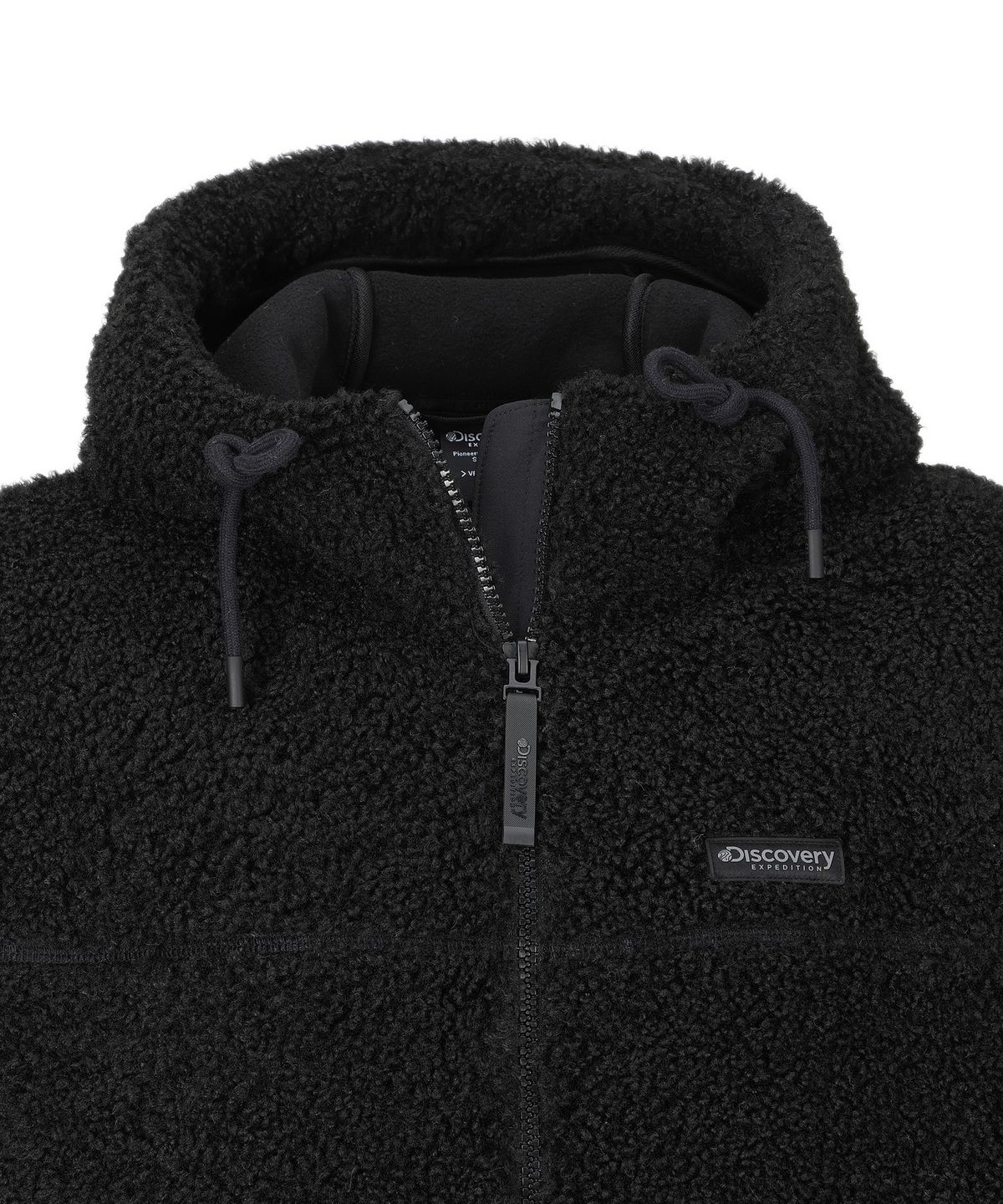 디스커버리 익스페디션(DISCOVERY EXPEDITION) 여성 테크플리스 후드 자켓 (BLACK)
