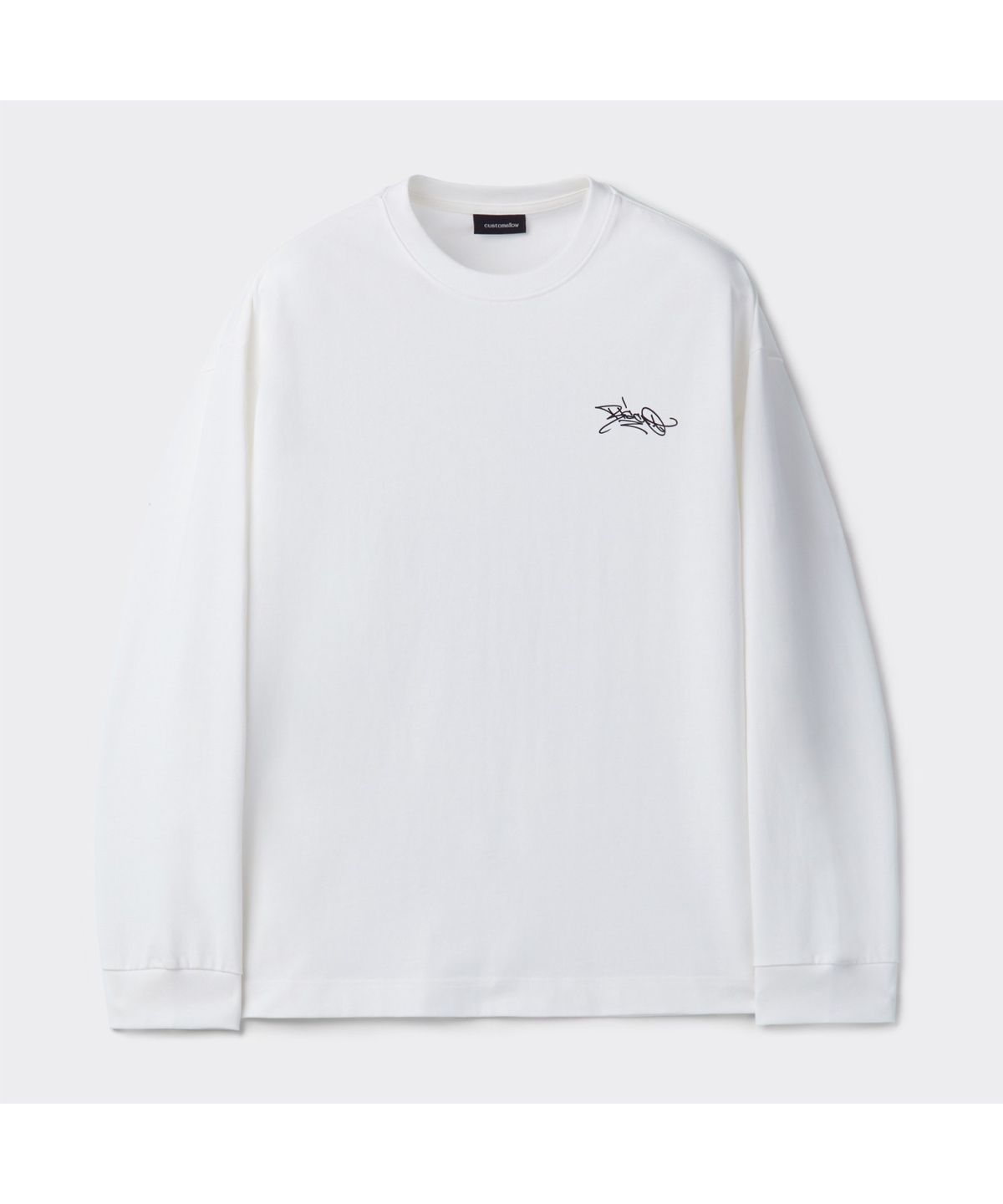 커스텀멜로우(CUSTOMELLOW) [BISCO SMITH] White Graphic T-shirt CWTAW25915WHX