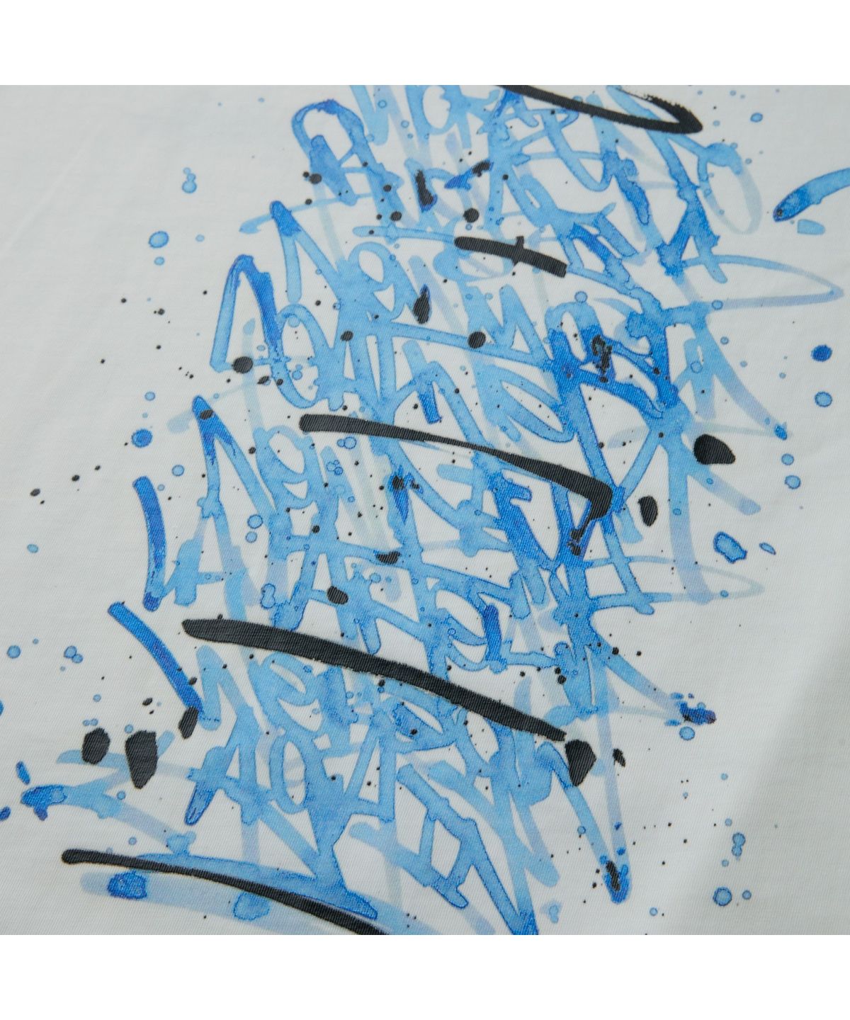 커스텀멜로우(CUSTOMELLOW) [BISCO SMITH] White Graphic T-shirt CWTAW25915WHX