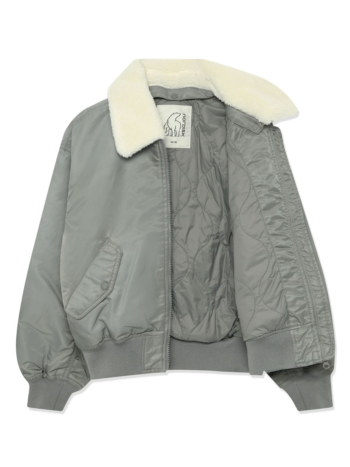 노르디스크(NORDISK) 워시드 MA-1 자켓 - W_FOREST GREEN