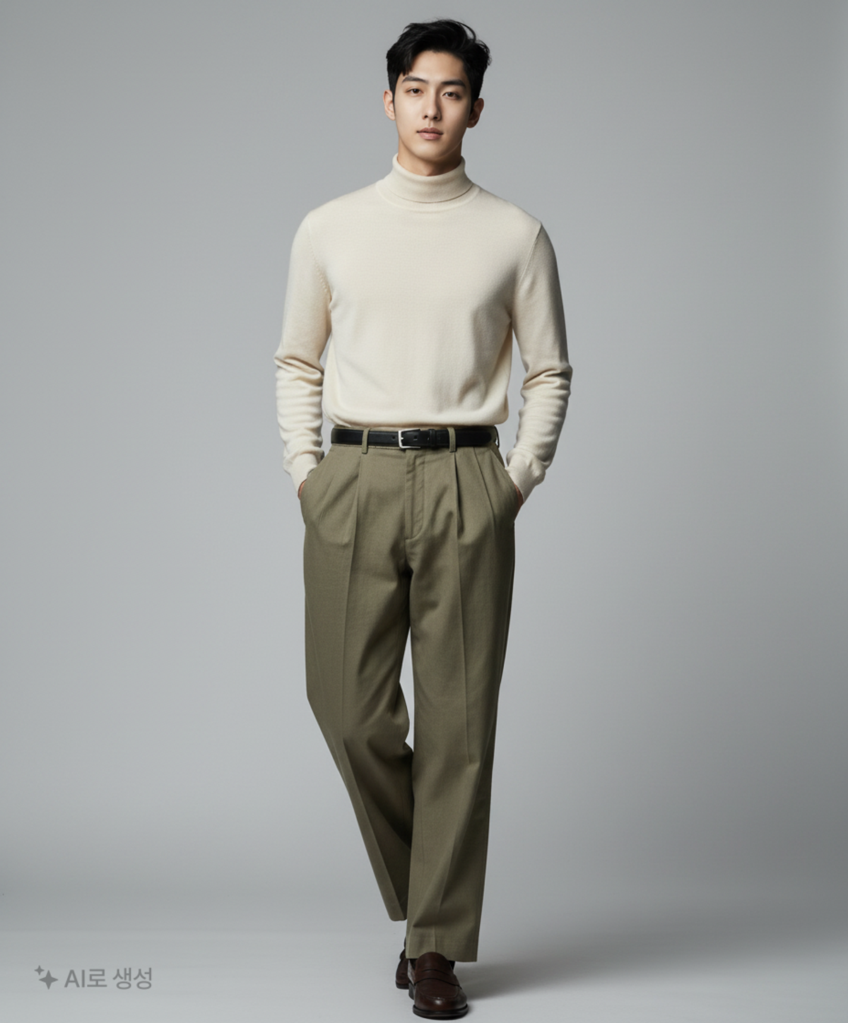 엑스컨테이너(EXCONTAINER) 핀턱 와이드 코튼 팬츠 (4 COLOR) XL