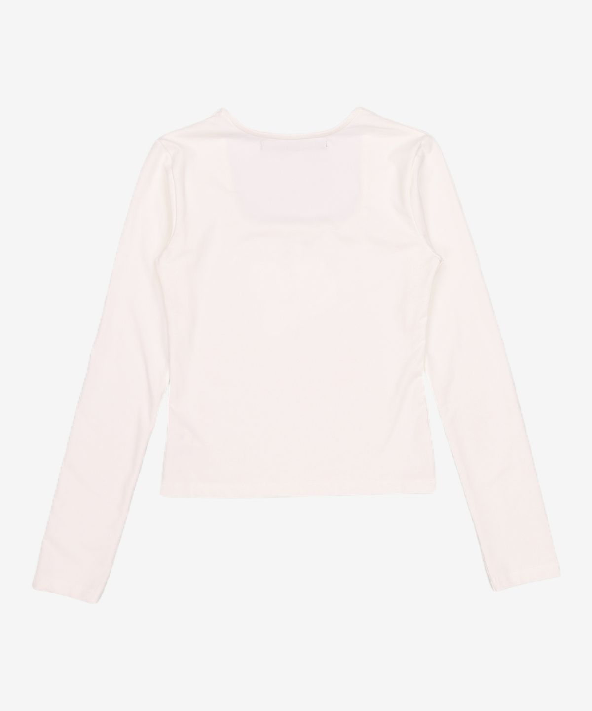 레스트앤레크레이션(REST&RECREATION) RR SQUARE NECK LONG SLEEVE - WHITE ONE