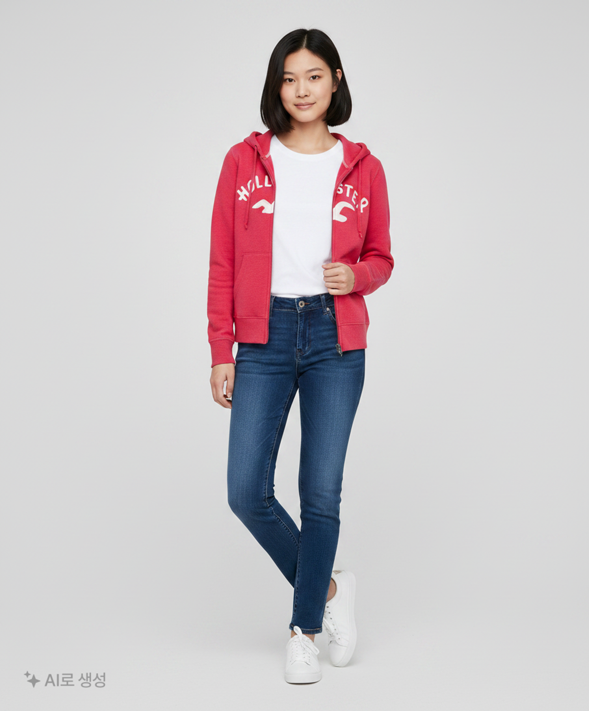 홀리스터(HOLLISTER) 후드 집업 XS